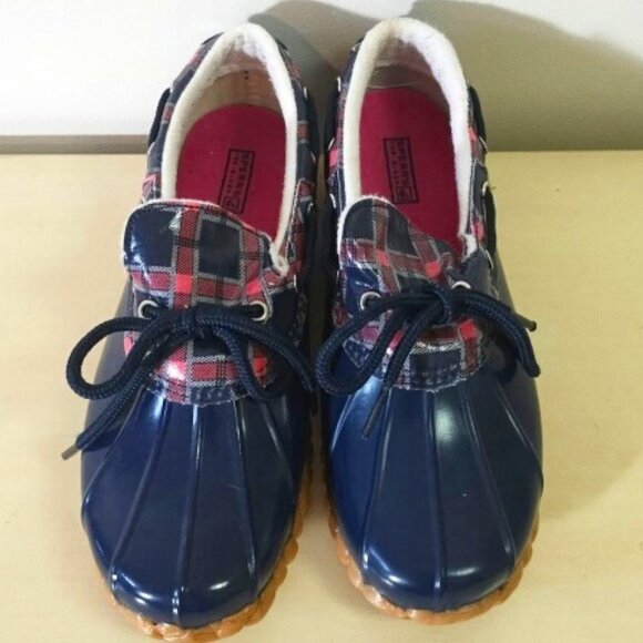 Women's Sperry Duckie shoes - size 5 - navy/pink - Picture 1 of 5